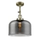 A thumbnail of the Innovations Lighting 201F X-Large Bell Antique Brass / Plated Smoke