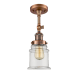 A thumbnail of the Innovations Lighting 201F Canton Antique Copper / Clear