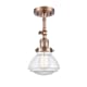 A thumbnail of the Innovations Lighting 201F Olean Antique Copper / Clear