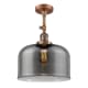 A thumbnail of the Innovations Lighting 201F X-Large Bell Antique Copper / Plated Smoke