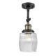 A thumbnail of the Innovations Lighting 201F Colton Black Antique Brass / Clear Halophane