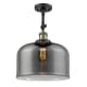 A thumbnail of the Innovations Lighting 201F X-Large Bell Black Antique Brass / Plated Smoke