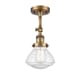 A thumbnail of the Innovations Lighting 201F Olean Brushed Brass / Seedy