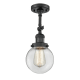 A thumbnail of the Innovations Lighting 201F-6 Beacon Matte Black / Clear
