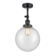 A thumbnail of the Innovations Lighting 201F X-Large Beacon Matte Black / Seedy