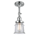 A thumbnail of the Innovations Lighting 201F Small Canton Polished Chrome / Clear