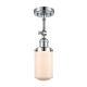 A thumbnail of the Innovations Lighting 201F Dover Polished Chrome / Matte White