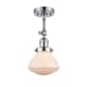 A thumbnail of the Innovations Lighting 201F Olean Polished Chrome / Matte White