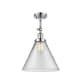 A thumbnail of the Innovations Lighting 201F X-Large Cone Polished Chrome / Clear