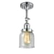 A thumbnail of the Innovations Lighting 201F Small Bell Polished Chrome / Seedy