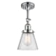 A thumbnail of the Innovations Lighting 201F Small Cone Polished Chrome / Seedy