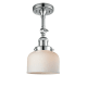 A thumbnail of the Innovations Lighting 201F Large Bell Polished Chrome / Matte White Cased