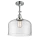 A thumbnail of the Innovations Lighting 201F X-Large Bell Polished Chrome / Clear