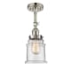 A thumbnail of the Innovations Lighting 201F Canton Polished Nickel / Seedy