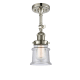 A thumbnail of the Innovations Lighting 201F Small Canton Polished Nickel / Seedy