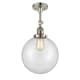 A thumbnail of the Innovations Lighting 201F X-Large Beacon Polished Nickel / Clear