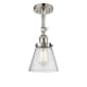 A thumbnail of the Innovations Lighting 201F Small Cone Polished Nickel / Seedy
