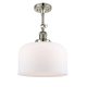 A thumbnail of the Innovations Lighting 201F X-Large Bell Polished Nickel / Matte White