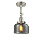 A thumbnail of the Innovations Lighting 201F Large Bell Polished Nickel / Smoked