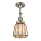 A thumbnail of the Innovations Lighting 201F Chatham Brushed Satin Nickel / Mercury Fluted