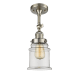 A thumbnail of the Innovations Lighting 201F Canton Brushed Satin Nickel / Clear