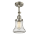 A thumbnail of the Innovations Lighting 201F Bellmont Brushed Satin Nickel / Clear