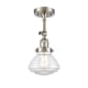 A thumbnail of the Innovations Lighting 201F Olean Brushed Satin Nickel / Clear