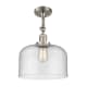 A thumbnail of the Innovations Lighting 201F X-Large Bell Brushed Satin Nickel / Seedy