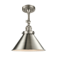 A thumbnail of the Innovations Lighting 201F Briarcliff Brushed Satin Nickel / Metal Shade