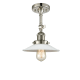 A thumbnail of the Innovations Lighting 201FSW Halophane Polished Nickel / Matte White