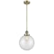 A thumbnail of the Innovations Lighting 201S X-Large Beacon Antique Brass / Clear