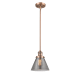 A thumbnail of the Innovations Lighting 201S Large Cone Antique Copper / Smoked