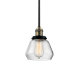 A thumbnail of the Innovations Lighting 201S Fulton Black / Antique Brass / Clear