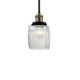 A thumbnail of the Innovations Lighting 201S Colton Black / Antique Brass / Thick Clear Halophane