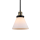 A thumbnail of the Innovations Lighting 201S Large Cone Black / Antique Brass / Matte White Cased