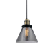 A thumbnail of the Innovations Lighting 201S Large Cone Black / Antique Brass / Smoked