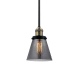 A thumbnail of the Innovations Lighting 201S Small Cone Black / Antique Brass / Smoked