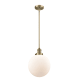 A thumbnail of the Innovations Lighting 201S X-Large Beacon Brushed Brass / Matte White