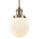 A thumbnail of the Innovations Lighting 201S-6 Beacon Brushed Brass / Matte White Cased