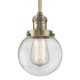 A thumbnail of the Innovations Lighting 201S-6 Beacon Brushed Brass / Clear