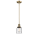 A thumbnail of the Innovations Lighting 201S Small Bell Brushed Brass / Clear