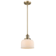 A thumbnail of the Innovations Lighting 201S Large Bell Brushed Brass / Matte White Cased