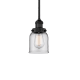 A thumbnail of the Innovations Lighting 201S Small Bell Matte Black / Clear