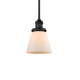 A thumbnail of the Innovations Lighting 201S Small Cone Matte Black / Matte White Cased