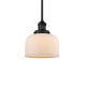 A thumbnail of the Innovations Lighting 201S Large Bell Matte Black / Matte White Cased