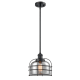A thumbnail of the Innovations Lighting 201S Large Bell Cage Matte Black / Plated Smoke