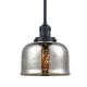 A thumbnail of the Innovations Lighting 201S Large Bell Matte Black / Silver Plated Mercury