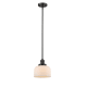 A thumbnail of the Innovations Lighting 201S Large Bell Oiled Rubbed Bronze / Matte White Cased