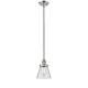 A thumbnail of the Innovations Lighting 201S Small Cone Polished Nickel / Clear
