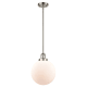 A thumbnail of the Innovations Lighting 201S X-Large Beacon Brushed Satin Nickel / Matte White